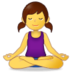 Woman In Lotus Position Emoji Copy Paste ― 🧘‍♀ - samsung