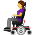 Woman In Motorized Wheelchair Emoji Copy Paste ― 👩‍🦼 - samsung