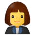 Woman Office Worker Emoji Copy Paste ― 👩‍💼 - samsung