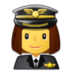 Woman Pilot Emoji Copy Paste ― 👩‍✈ - samsung