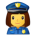 Woman Police Officer Emoji Copy Paste ― 👮‍♀ - samsung