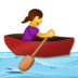 Woman Rowing Boat Emoji Copy Paste ― 🚣‍♀ - samsung
