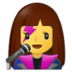 Woman Singer Emoji Copy Paste ― 👩‍🎤 - samsung