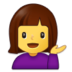 Woman Tipping Hand Emoji Copy Paste ― 💁‍♀ - samsung