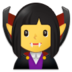 Woman Vampire Emoji Copy Paste ― 🧛‍♀ - samsung