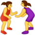 Women Wrestling Emoji Copy Paste ― 🤼‍♀ - samsung