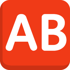 AB Button (blood Type) Emoji Copy Paste ― 🆎 - skype