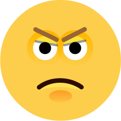 Angry Face Emoji Copy Paste ― 😠 - skype