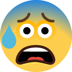 Anxious Face With Sweat Emoji Copy Paste ― 😰 - skype