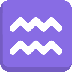 Aquarius Emoji Copy Paste ― ♒ - skype