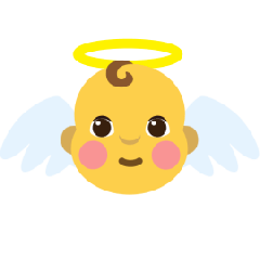Baby Angel Emoji Copy Paste ― 👼 - skype