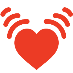 Beating Heart Emoji Copy Paste ― 💓 - skype