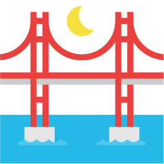 Bridge At Night Emoji Copy Paste ― 🌉 - skype