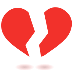 Broken Heart Emoji Copy Paste ― 💔 - skype