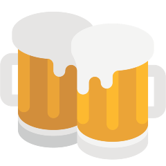 Clinking Beer Mugs Emoji Copy Paste ― 🍻 - skype