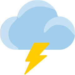 Cloud With Lightning Emoji Copy Paste ― 🌩️ - skype