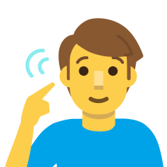 Deaf Man Emoji Copy Paste ― 🧏‍♂ - skype