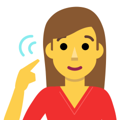 Deaf Woman Emoji Copy Paste ― 🧏‍♀ - skype