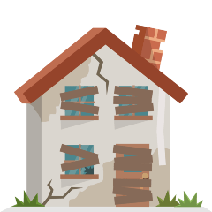 Derelict House Emoji Copy Paste ― 🏚️ - skype