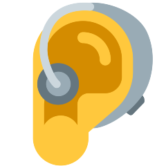 Ear With Hearing Aid Emoji Copy Paste ― 🦻 - skype