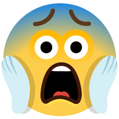 Face Screaming In Fear Emoji Copy Paste ― 😱 - skype