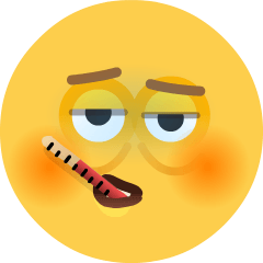 Face With Thermometer Emoji Copy Paste ― 🤒 - skype