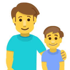 Family: Man, Boy Emoji Copy Paste ― 👨‍👦 - skype