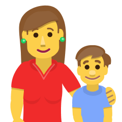 Family: Woman, Boy Emoji Copy Paste ― 👩‍👦 - skype