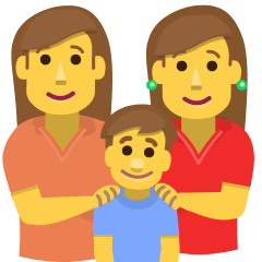 Family: Woman, Woman, Boy Emoji Copy Paste ― 👩‍👩‍👦 - skype