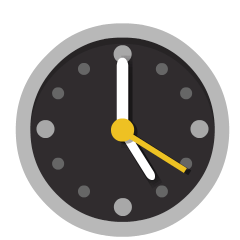 Five O’clock Emoji Copy Paste ― 🕔 - skype