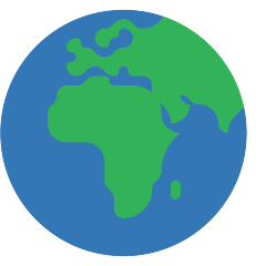 Globe Showing Europe-Africa Emoji Copy Paste ― 🌍 - skype