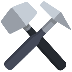 Hammer And Pick Emoji Copy Paste ― ⚒️ - skype