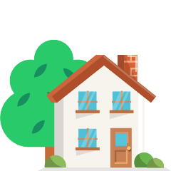 House With Garden Emoji Copy Paste ― 🏡 - skype