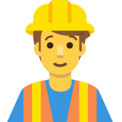 Man Construction Worker Emoji Copy Paste ― 👷‍♂ - skype
