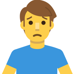 Man Frowning Emoji Copy Paste ― 🙍‍♂ - skype