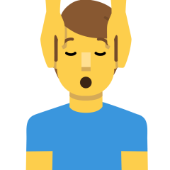 Man Getting Massage Emoji Copy Paste ― 💆‍♂ - skype