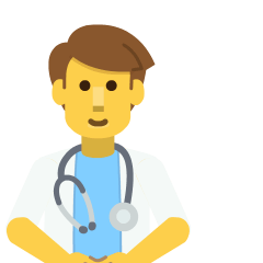 Man Health Worker Emoji Copy Paste ― 👨‍⚕ - skype