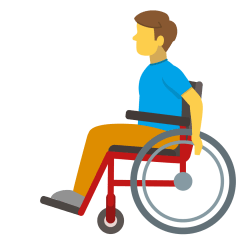 Man In Manual Wheelchair Emoji Copy Paste ― 👨‍🦽 - skype
