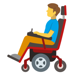 Man In Motorized Wheelchair Emoji Copy Paste ― 👨‍🦼 - skype