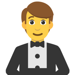 Man In Tuxedo Emoji Copy Paste ― 🤵‍♂ - skype