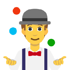Man Juggling Emoji Copy Paste ― 🤹‍♂ - skype