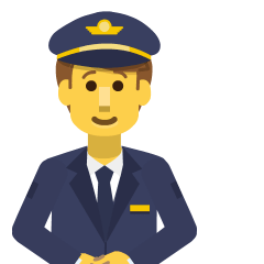 Man Pilot Emoji Copy Paste ― 👨‍✈ - skype