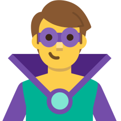 Man Supervillain Emoji Copy Paste ― 🦹‍♂ - skype