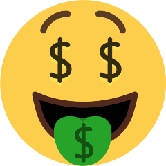 Money-mouth Face Emoji Copy Paste ― 🤑 - skype