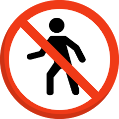 No Pedestrians Emoji Copy Paste ― 🚷 - skype