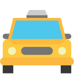 Oncoming Taxi Emoji Copy Paste ― 🚖 - skype