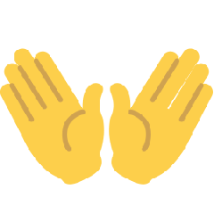 Open Hands Emoji Copy Paste ― 👐 - skype