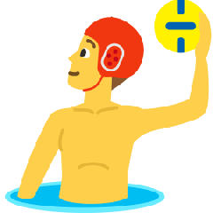 Man Playing Water Polo Emoji Copy Paste ― 🤽‍♂ - skype