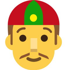 Person With Skullcap Emoji Copy Paste ― 👲 - skype