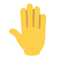 Raised Back Of Hand Emoji Copy Paste ― 🤚 - skype